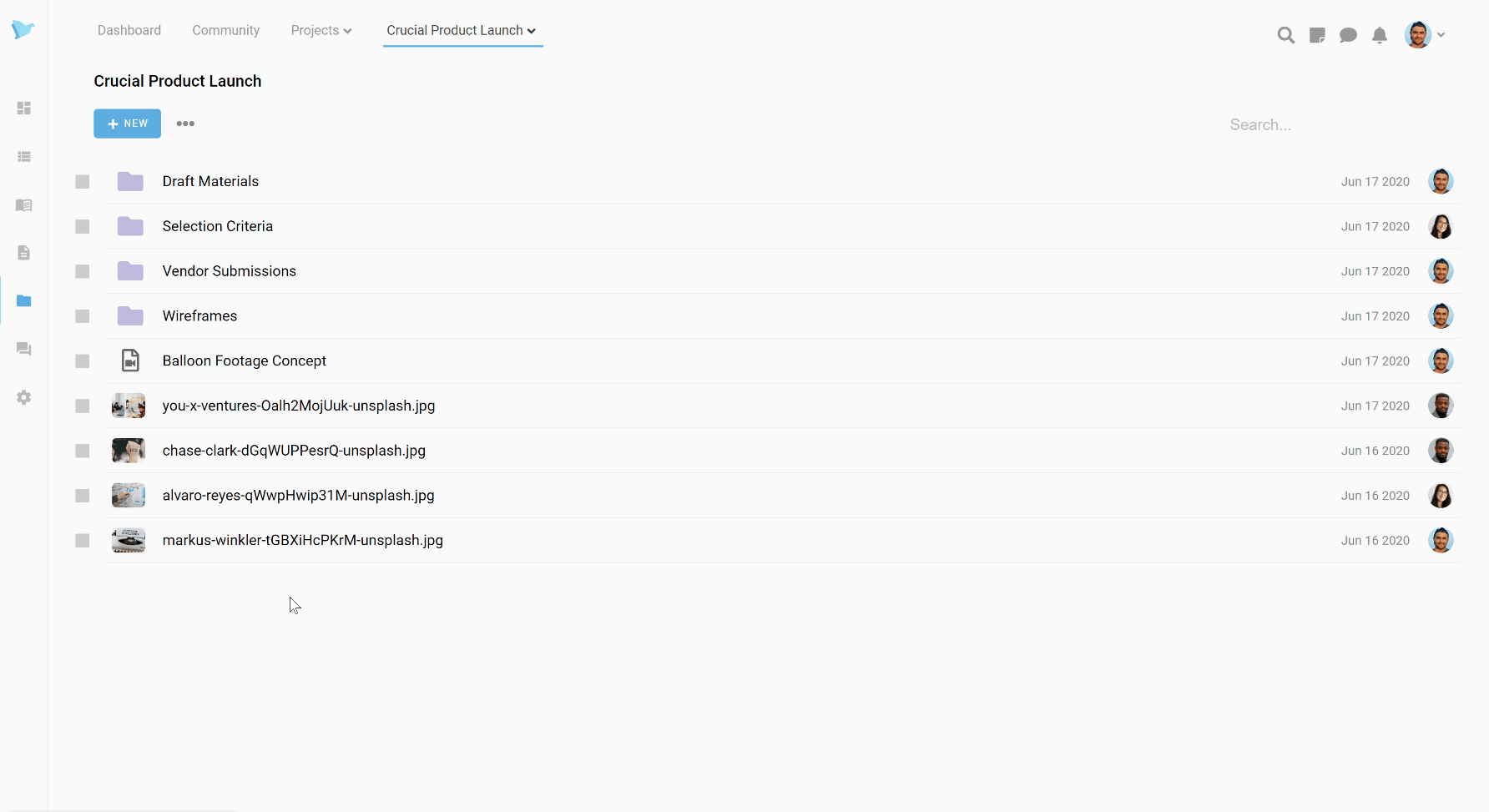 Screenshot of Docs features